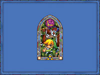 Nintendo's stained galss windows, redone. Backgrounds are less bright and the ugly logo has been removed.